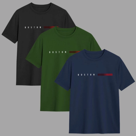 Kit 3 Camisas Boston Masculinas + Brinde | Oferta Exclusiva