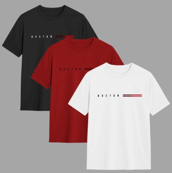 Kit 3 Camisas Boston Masculinas + Brinde | Oferta Exclusiva