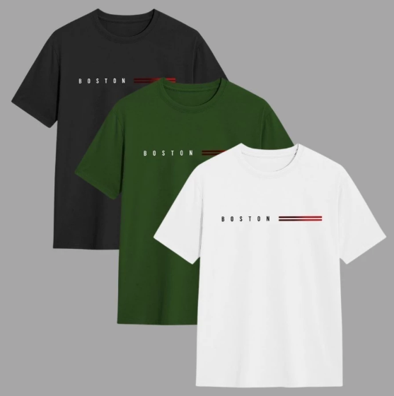Kit 3 Camisas Boston Masculinas + Brinde | Oferta Exclusiva