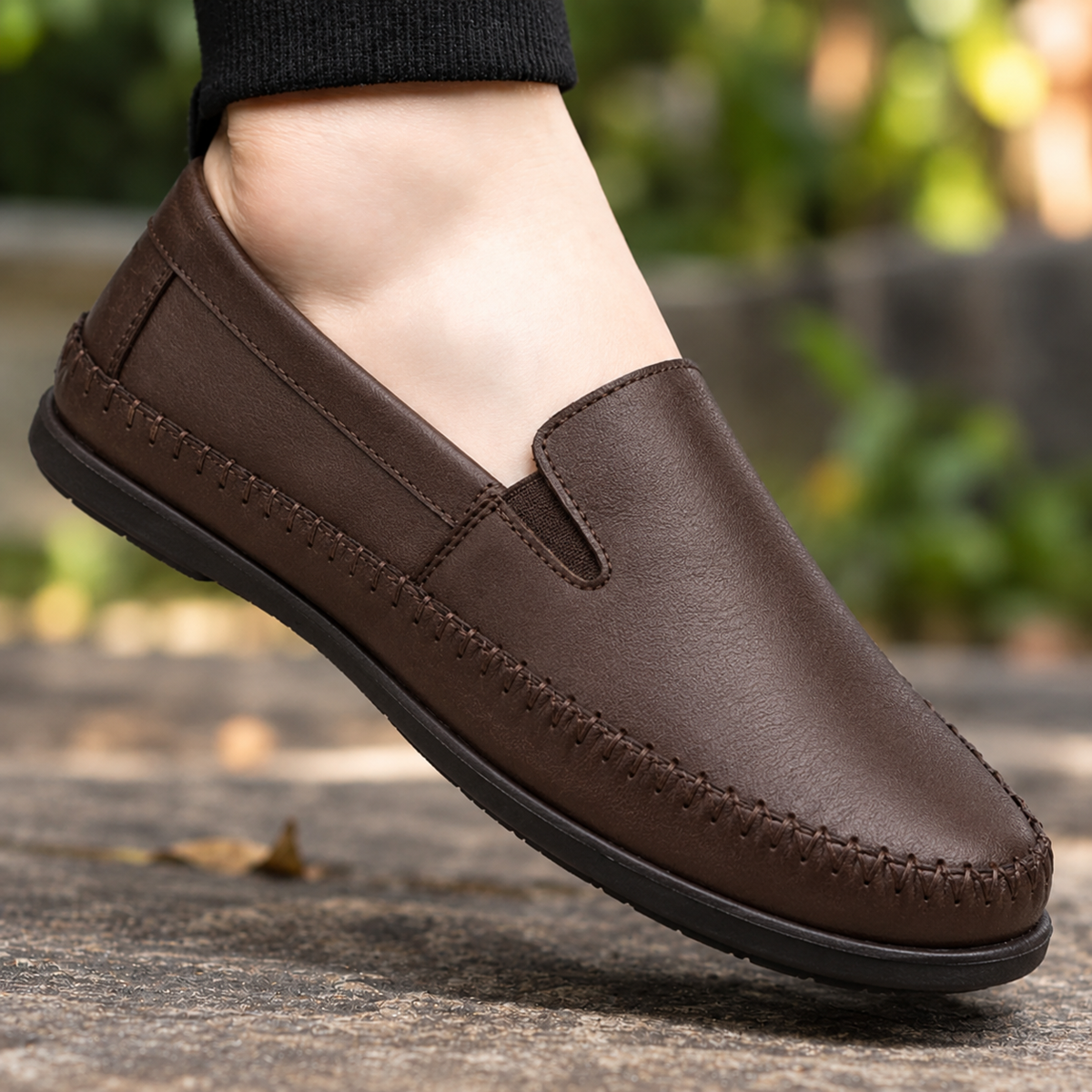 (Pague 1 Leve 2) Sapatilhas Mocassim Italianas Masculinas em Couro Legítimo + BRINDE